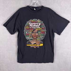 Essence Music Festival New Orleans 2023 Graphic Black T-shirt L Lauryn‎ Hill